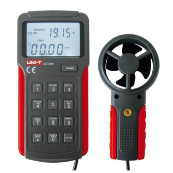 Anemometr UT361 - wiatromierz z pomiarem temperatury
