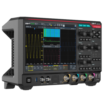 MSO5034HD Oscyloskop cyfrowy 4x350MHz 5GSa/s 12 bitów z 16 kanałowym analizatorem stanów logicznych Uni-T