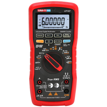 UT197 przemysłowy cyfrowy miernik TrueRMS 1000V 10A Uni-T