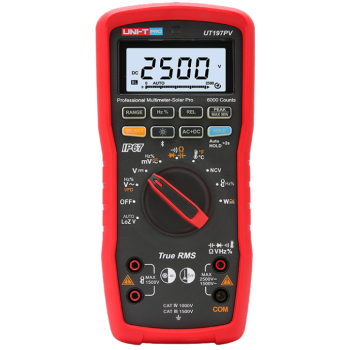 UT197PV multimetr cyfrowy 2500V DC 1500V AC Solar Pro do fotowoltaiki UNI-T