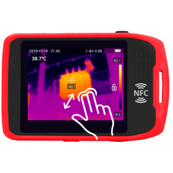 UTi720T kamera termowizyjna kieszonkowa 256x192px WiFi NFC UNI-T